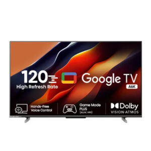 Hisense 65A6K 65-inch 4K UHD Google Smart TV, Borderless Design, Hands Free Voice Control